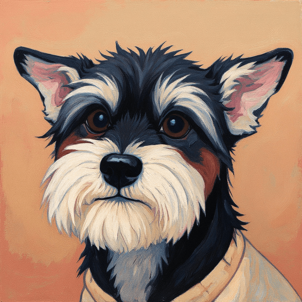 Abstract Shih Tzu - After